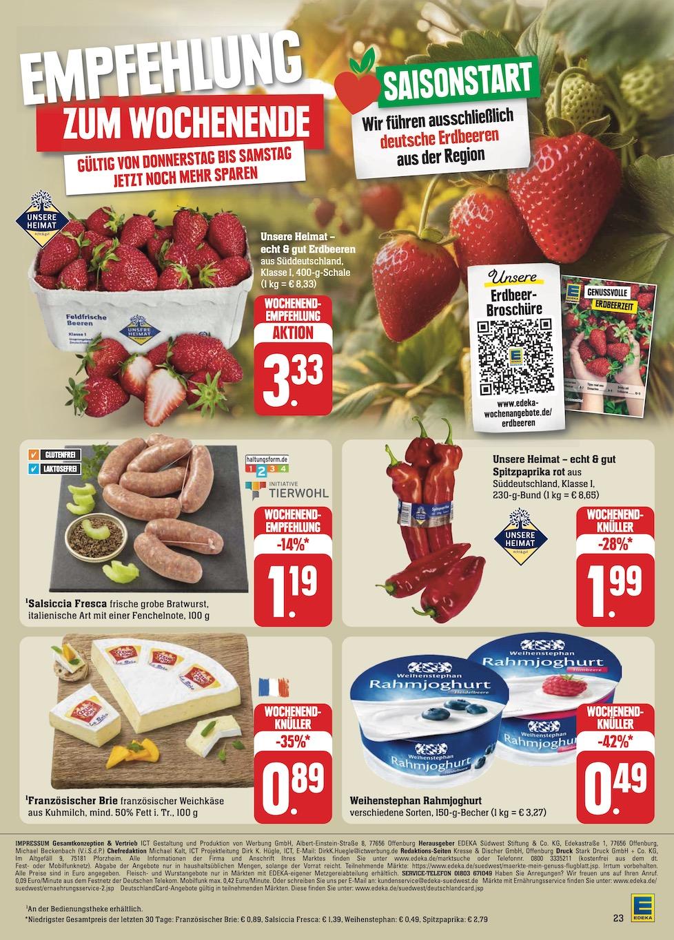 Edeka Prospekt ab Montag - Baden - Württemberg Seite 29
