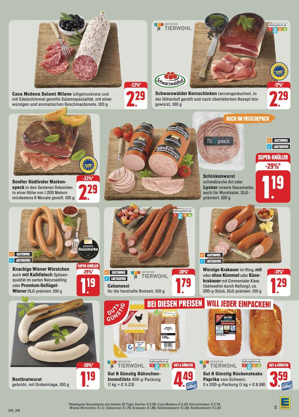 Edeka Prospekt ab Montag - Baden - Württemberg Seite 5