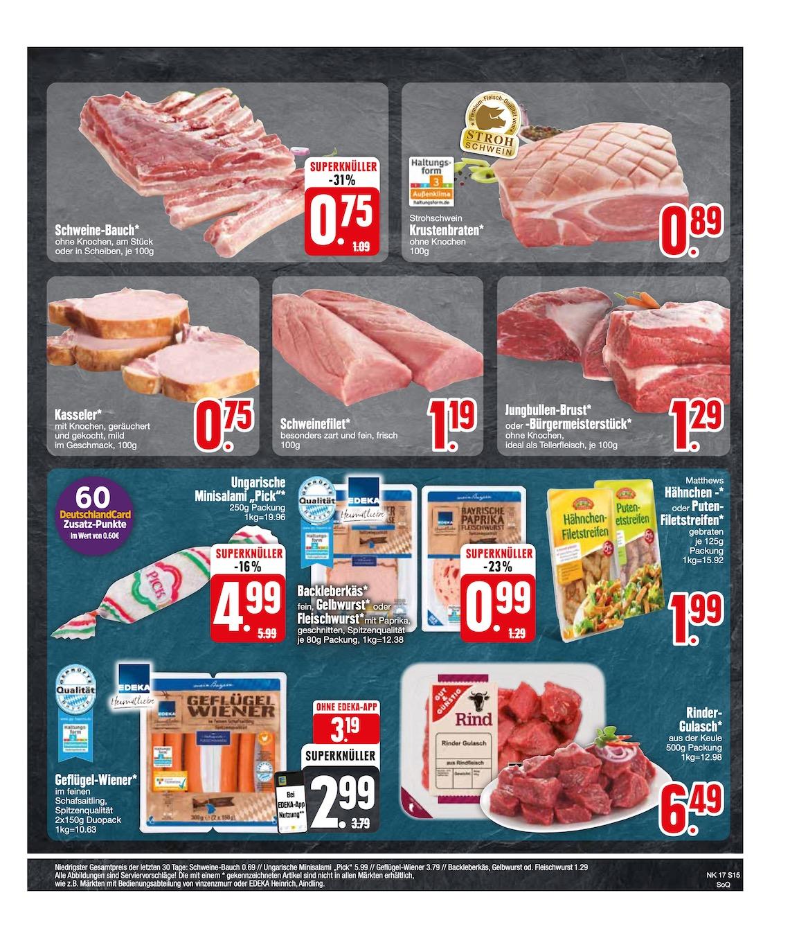 Edeka Prospekt ab Montag - Bayern Süd Seite 15