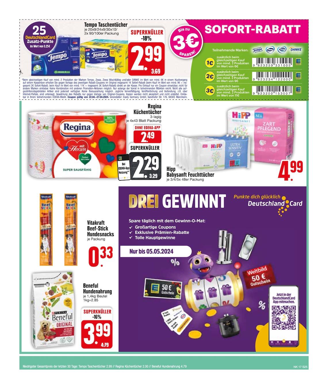 Edeka Prospekt ab Montag - Bayern Süd Seite 25