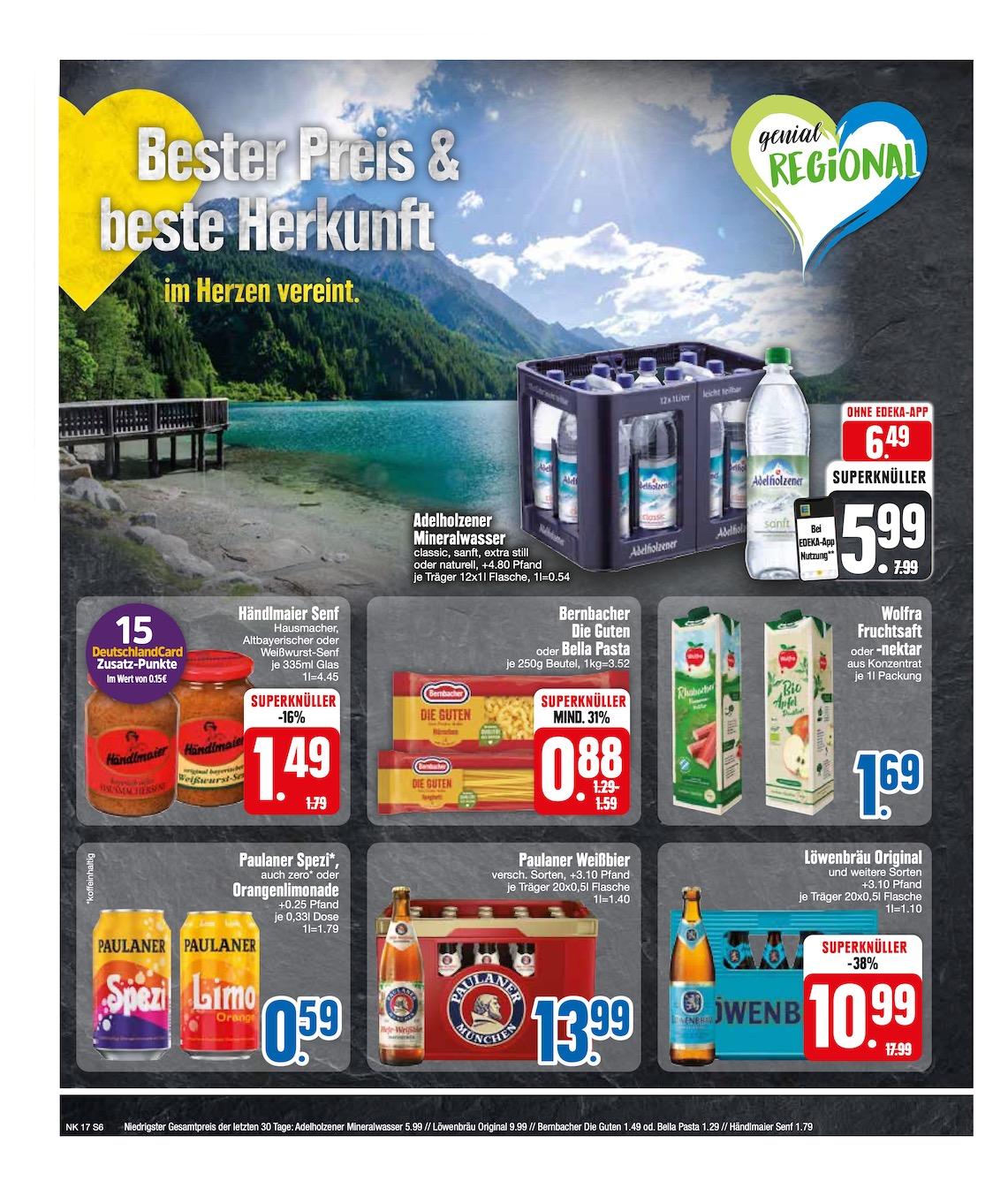 Edeka Prospekt ab Montag - Bayern Süd Seite 6