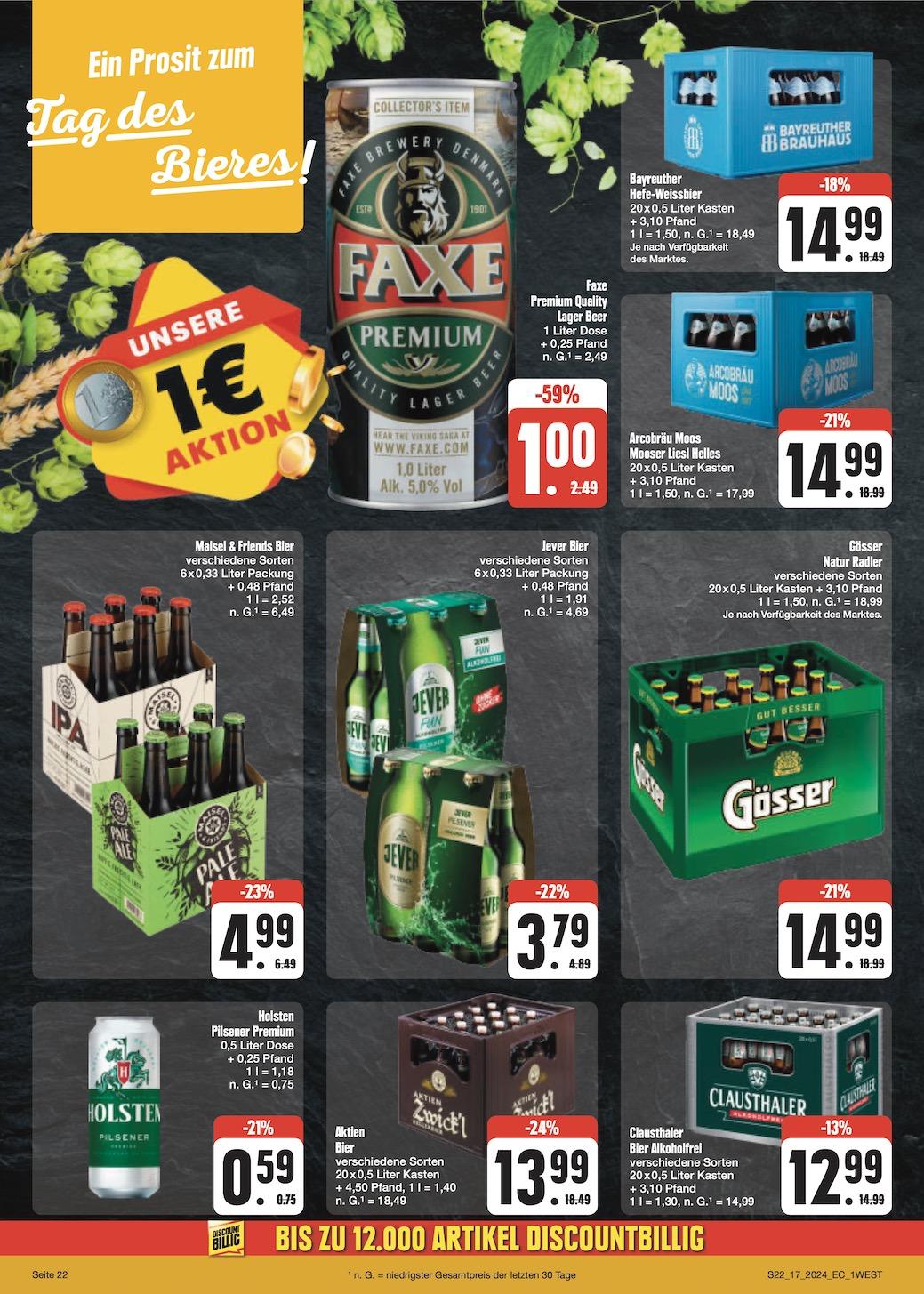 Edeka Prospekt ab Montag - Bayern Nord Seite 24