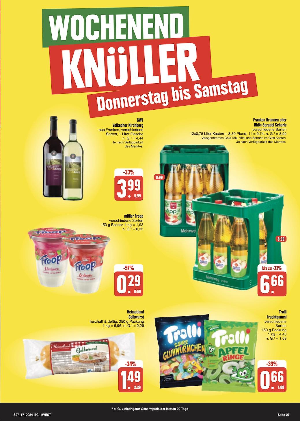 Edeka Prospekt ab Montag - Bayern Nord Seite 29