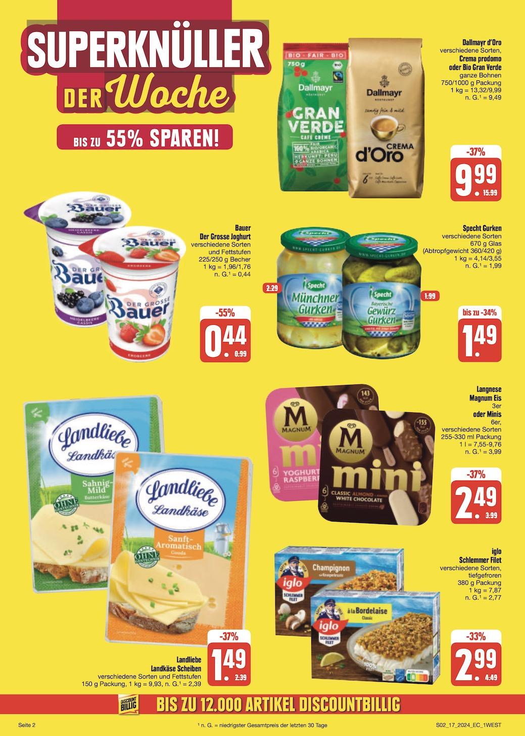 Edeka Prospekt ab Montag - Bayern Nord Seite 4