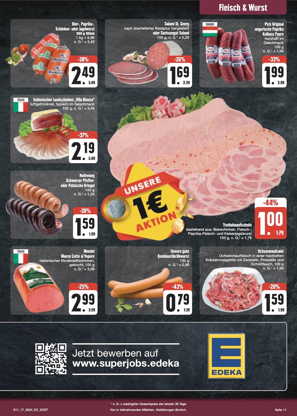 Edeka Prospekt ab Montag - Sachsen Seite 13