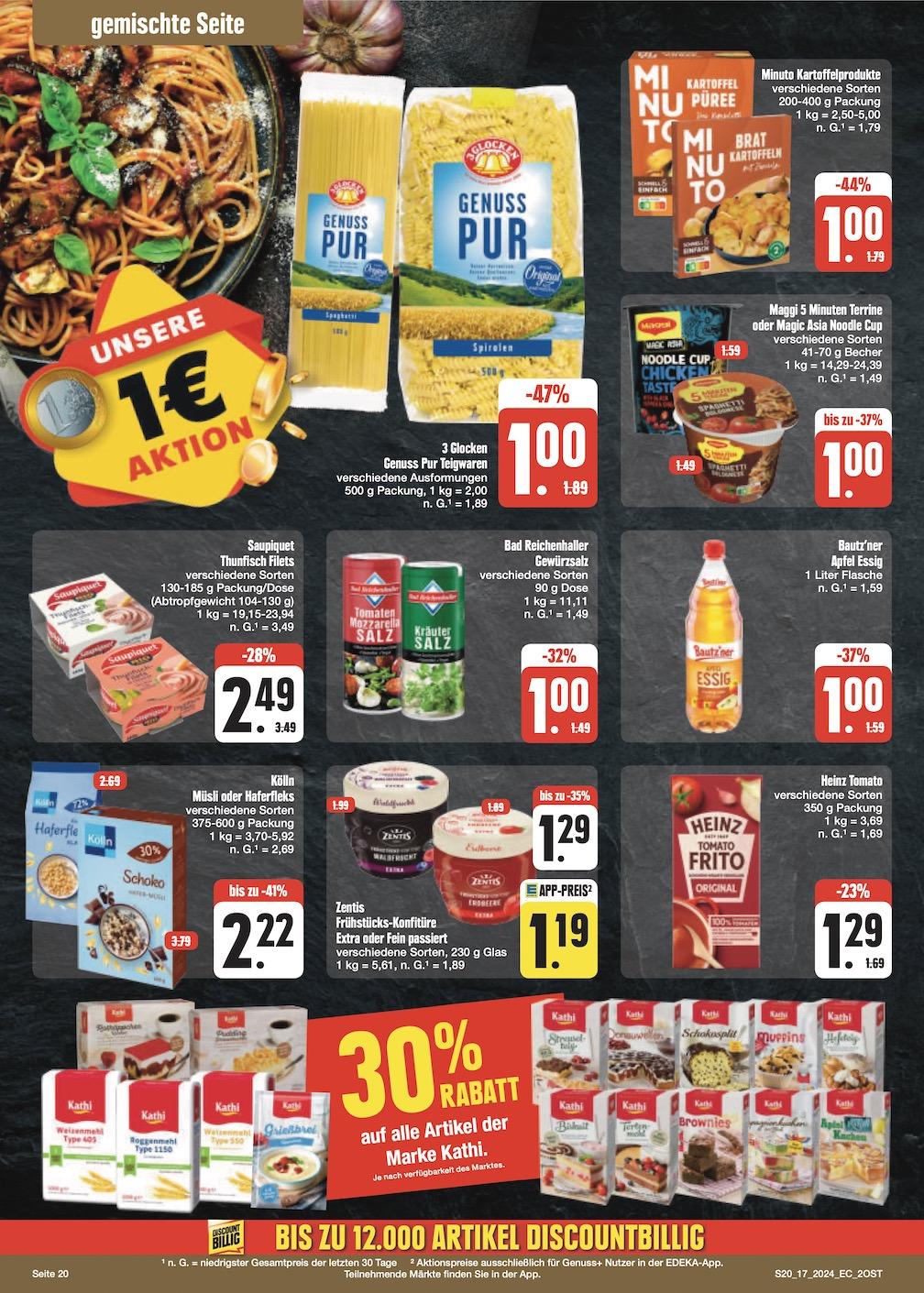 Edeka Prospekt ab Montag - Sachsen Seite 22