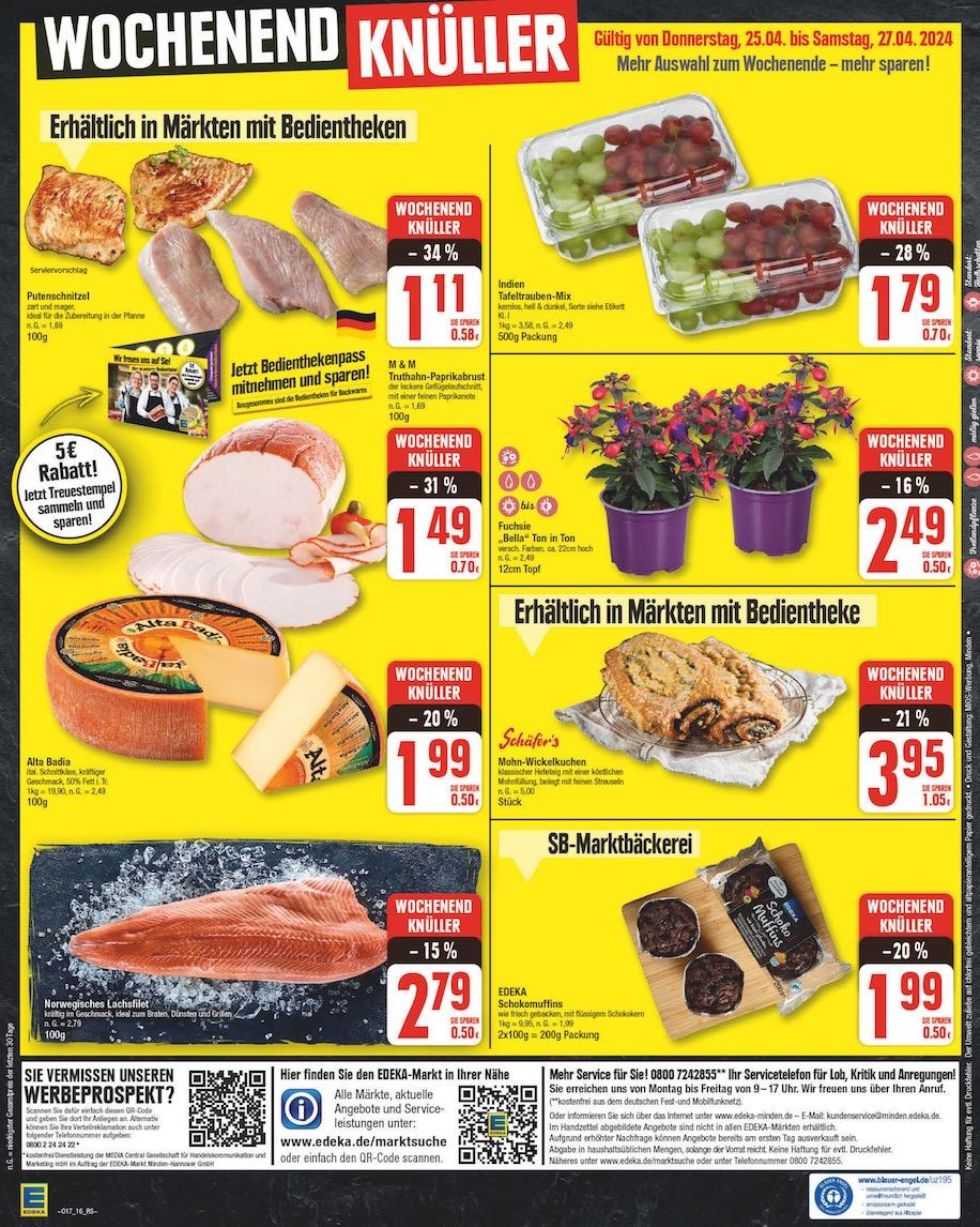 Edeka Prospekt ab Montag - Berlin Seite 16