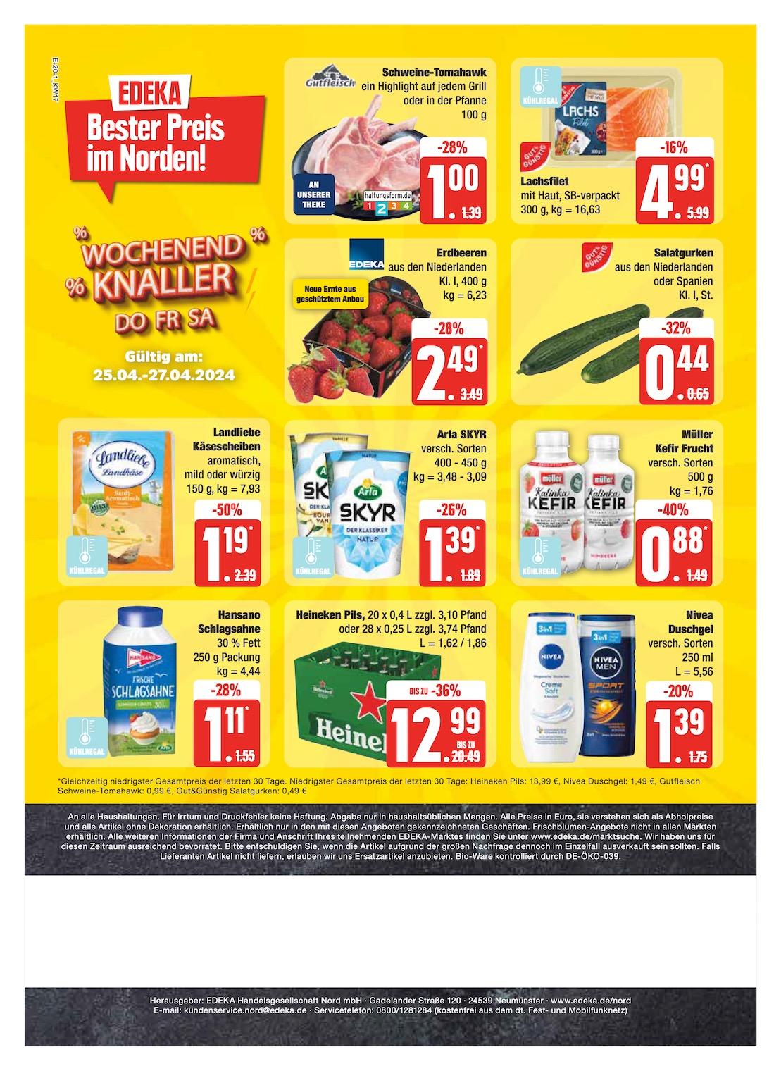 Edeka Prospekt ab Montag - Schleswig - Holstein Seite 20