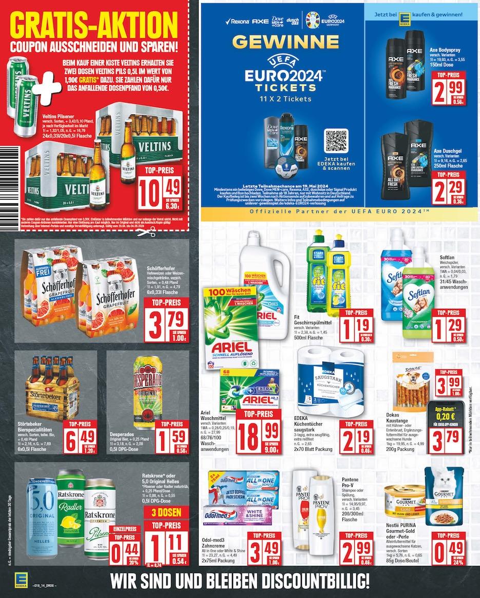 Edeka Prospekt ab Montag - Niedersachsen Seite 14