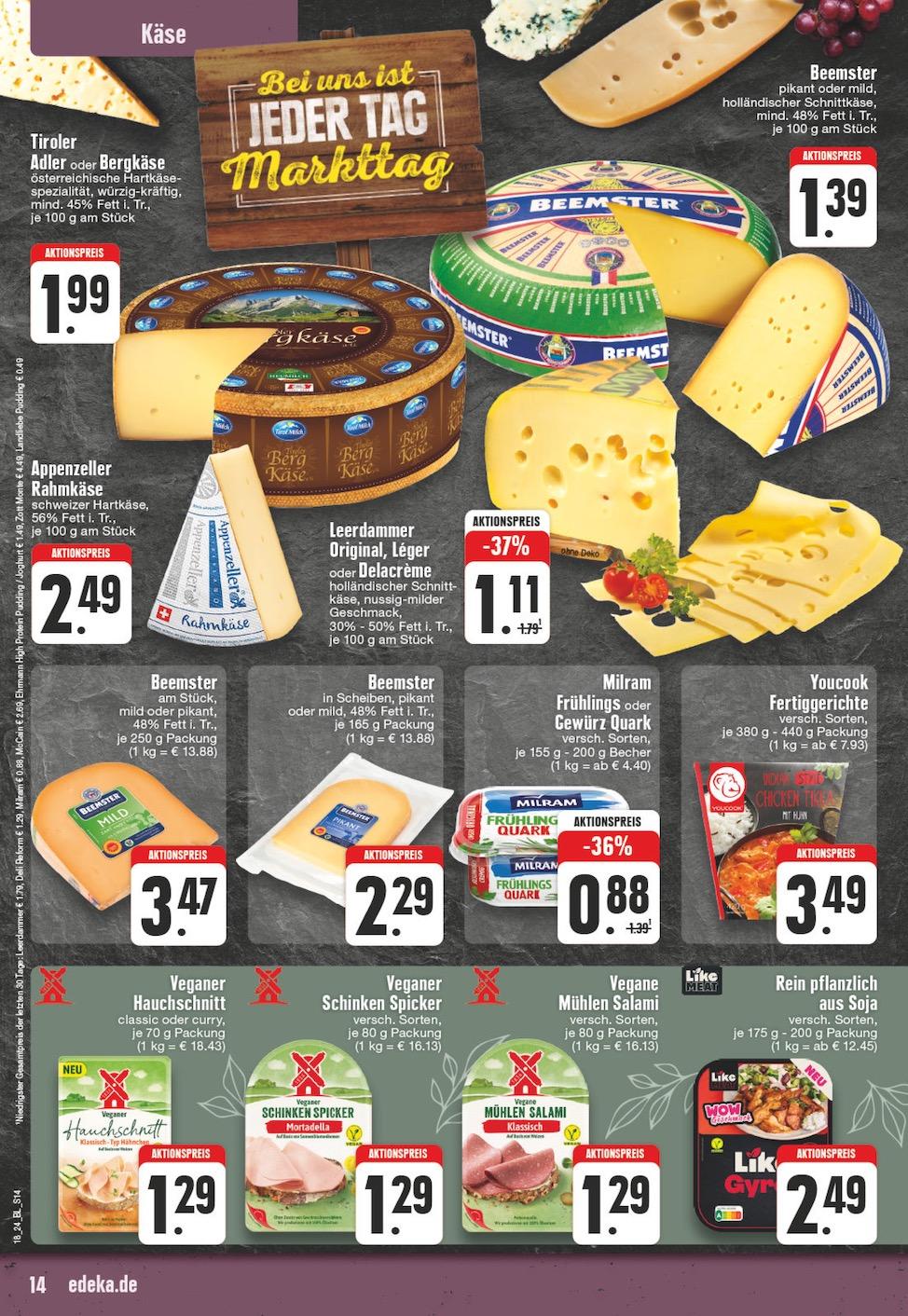 Edeka Prospekt ab Montag - Nordrhein - Westfalen Seite 14