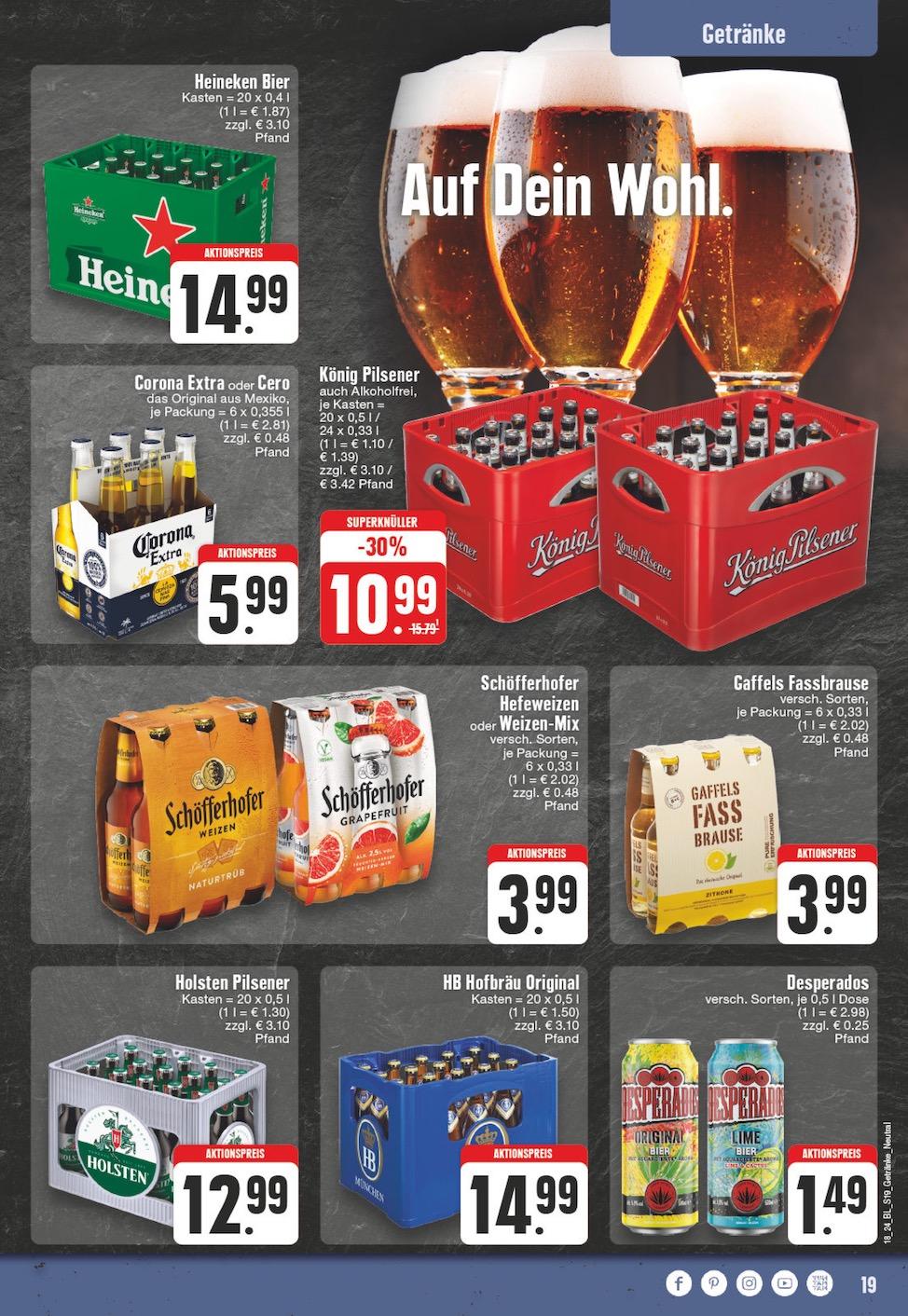Edeka Prospekt ab Montag - Nordrhein - Westfalen Seite 19