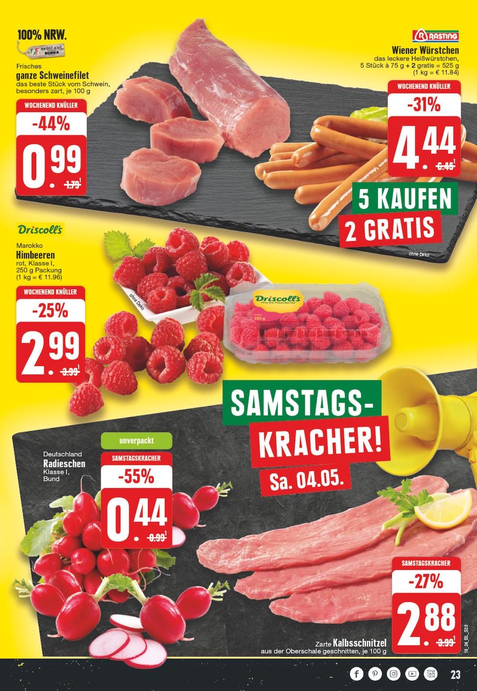 Edeka Prospekt ab Montag - Nordrhein - Westfalen Seite 23