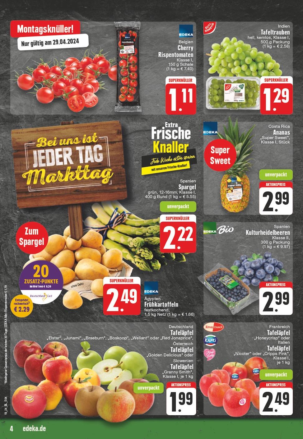 Edeka Prospekt ab Montag - Nordrhein - Westfalen Seite 4