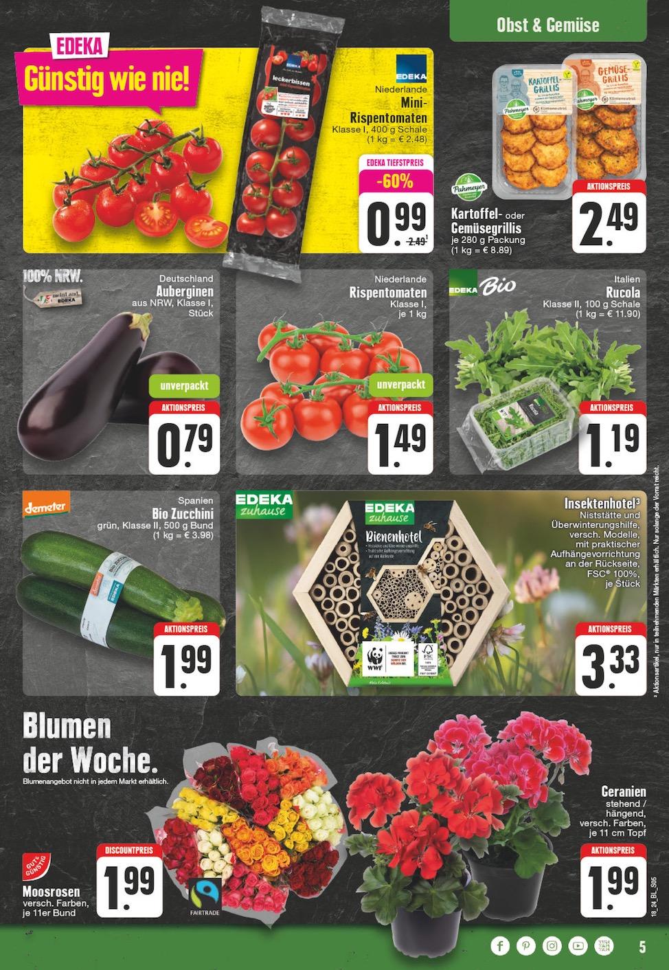 Edeka Prospekt ab Montag - Nordrhein - Westfalen Seite 5