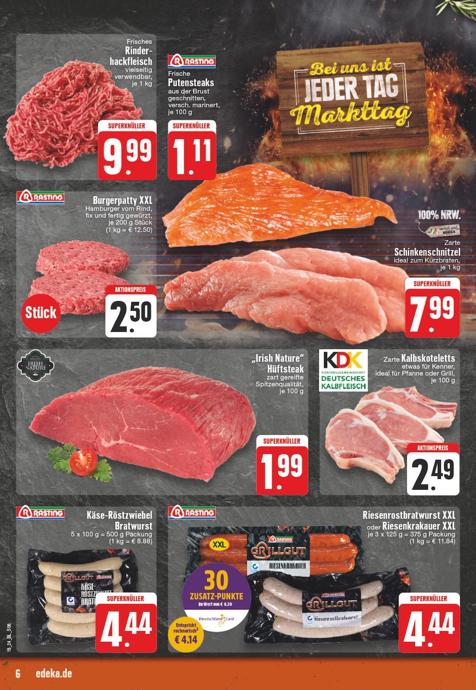 Edeka Prospekt ab Montag - Nordrhein - Westfalen Seite 6