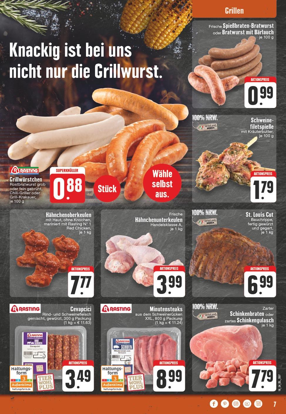 Edeka Prospekt ab Montag - Nordrhein - Westfalen Seite 7