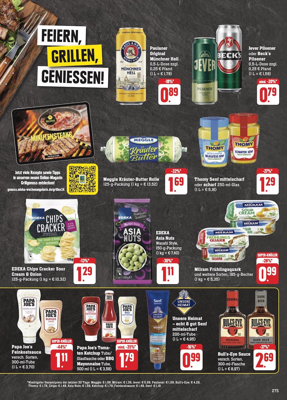 Edeka Prospekt ab Montag - Hessen Seite 27