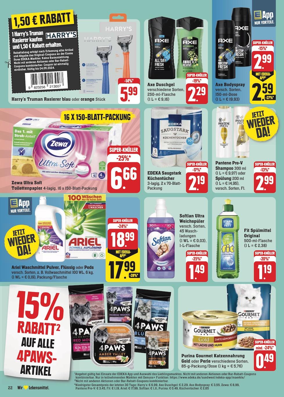 Edeka Prospekt ab Montag - Rheinland - Pfalz Seite 28