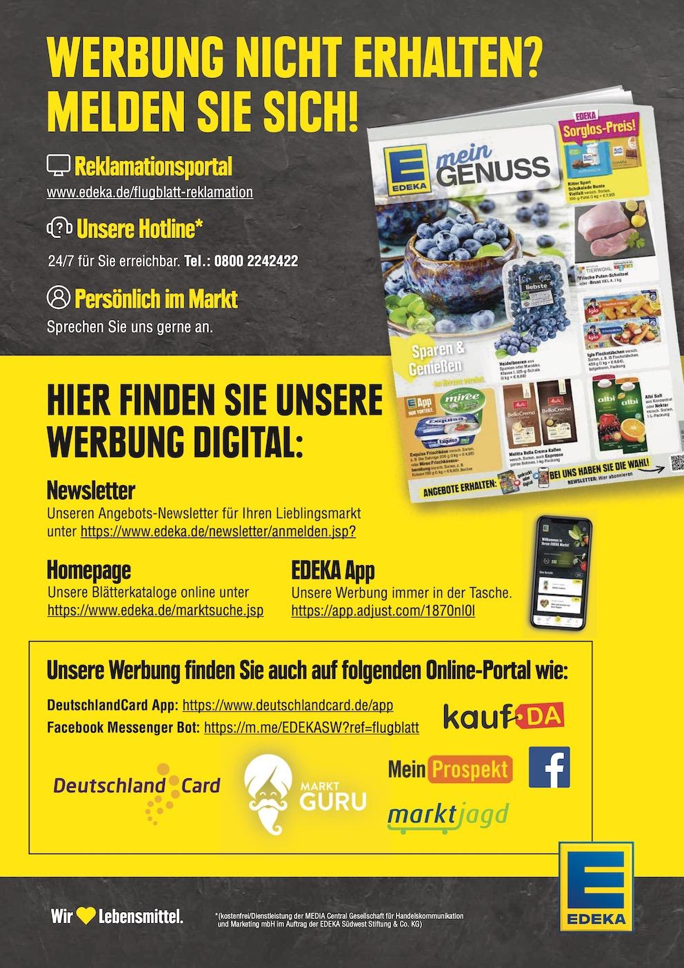 Edeka Prospekt ab Montag - Rheinland - Pfalz Seite 58