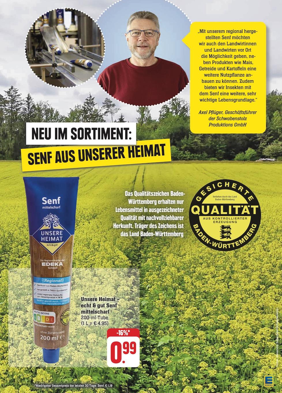 Edeka Prospekt ab Montag - Baden - Württemberg Seite 23