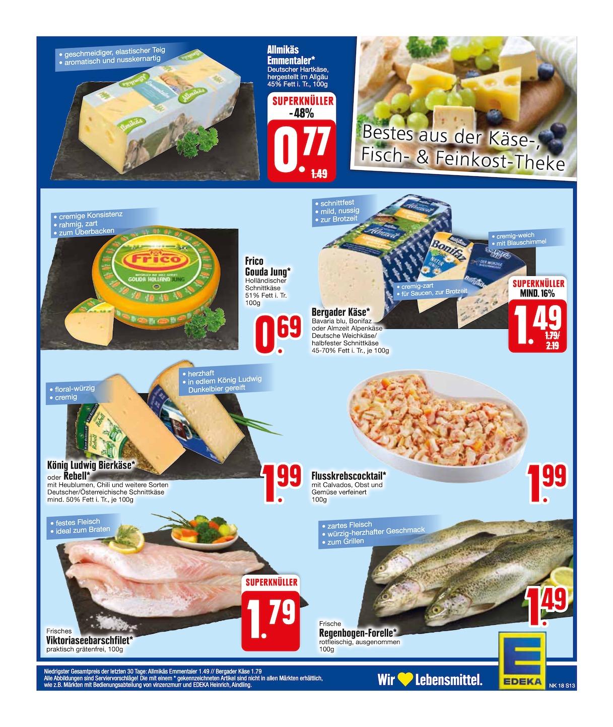 Edeka Prospekt ab Montag - Bayern Süd Seite 13