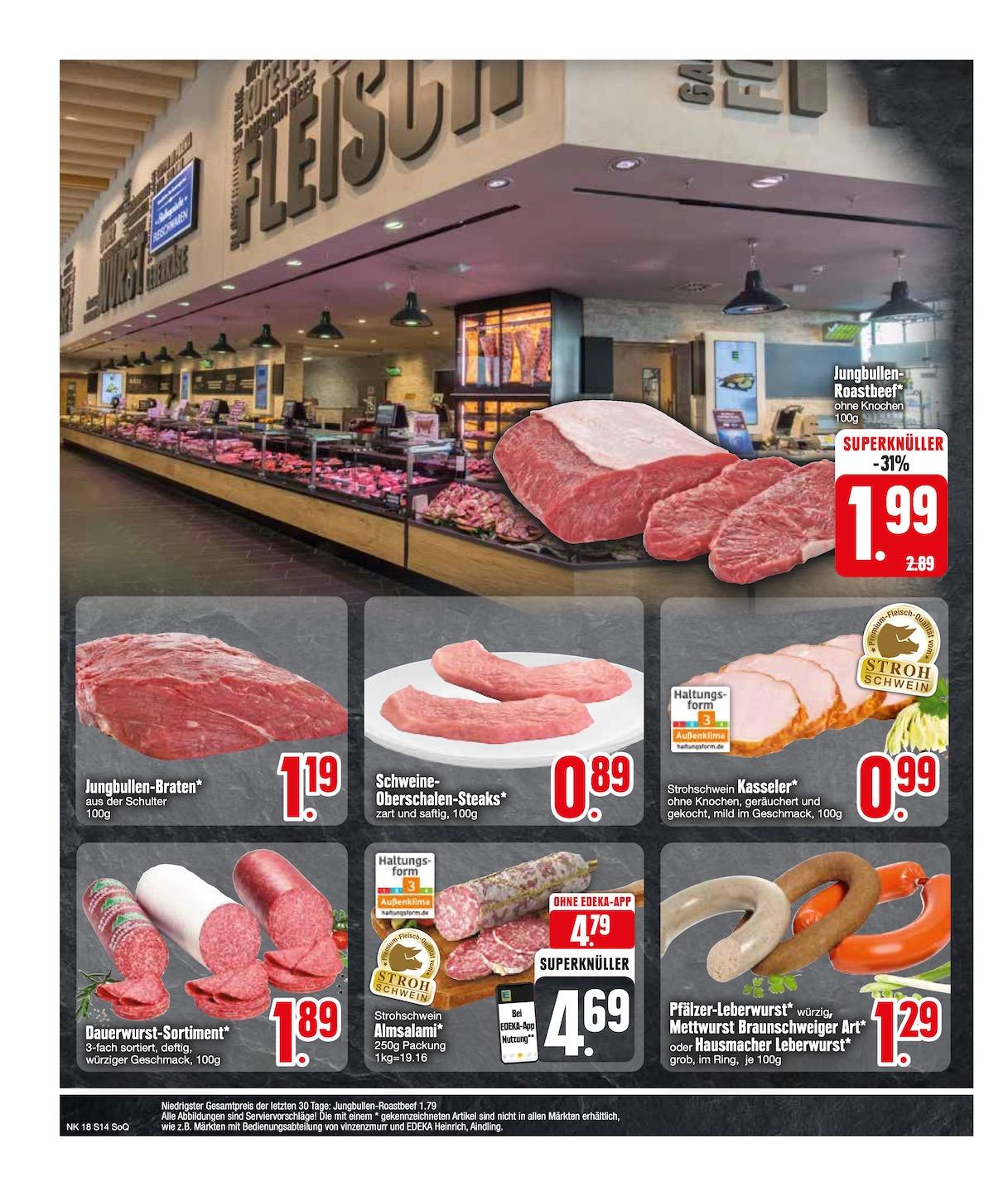 Edeka Prospekt ab Montag - Bayern Süd Seite 14