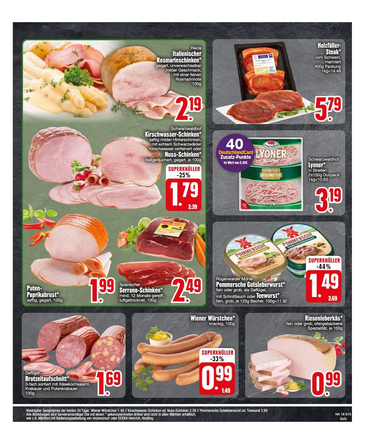 Edeka Prospekt ab Montag - Bayern Süd Seite 15