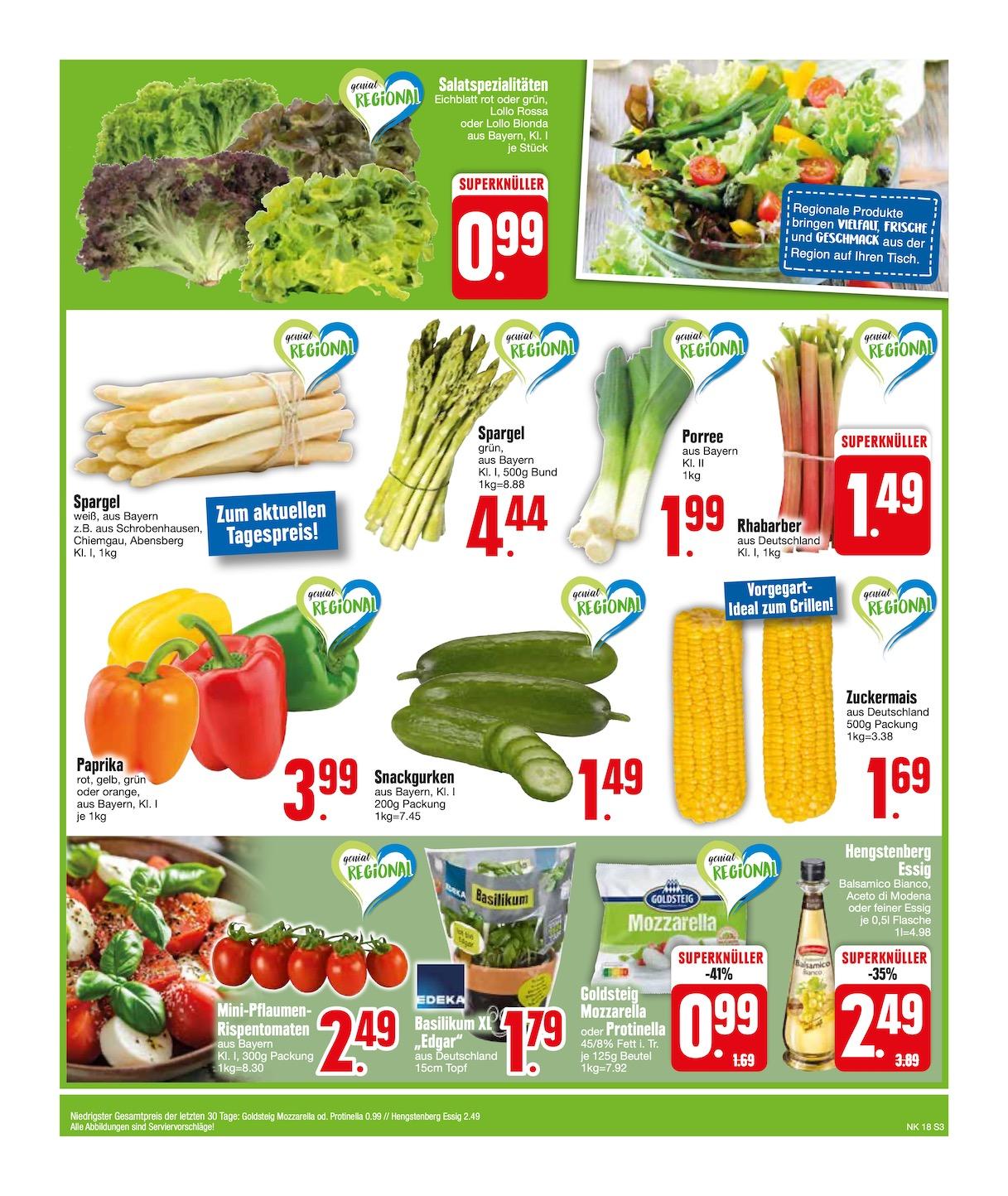 Edeka Prospekt ab Montag - Bayern Süd Seite 3