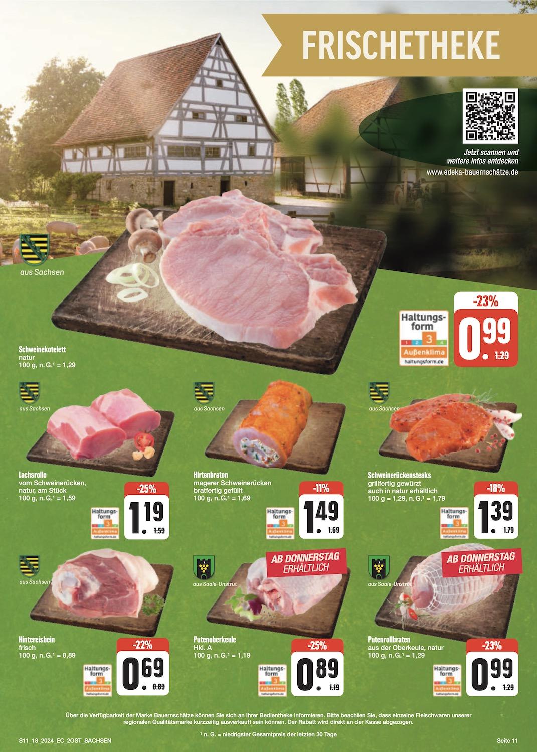 Edeka Prospekt ab Montag - Sachsen Seite 11