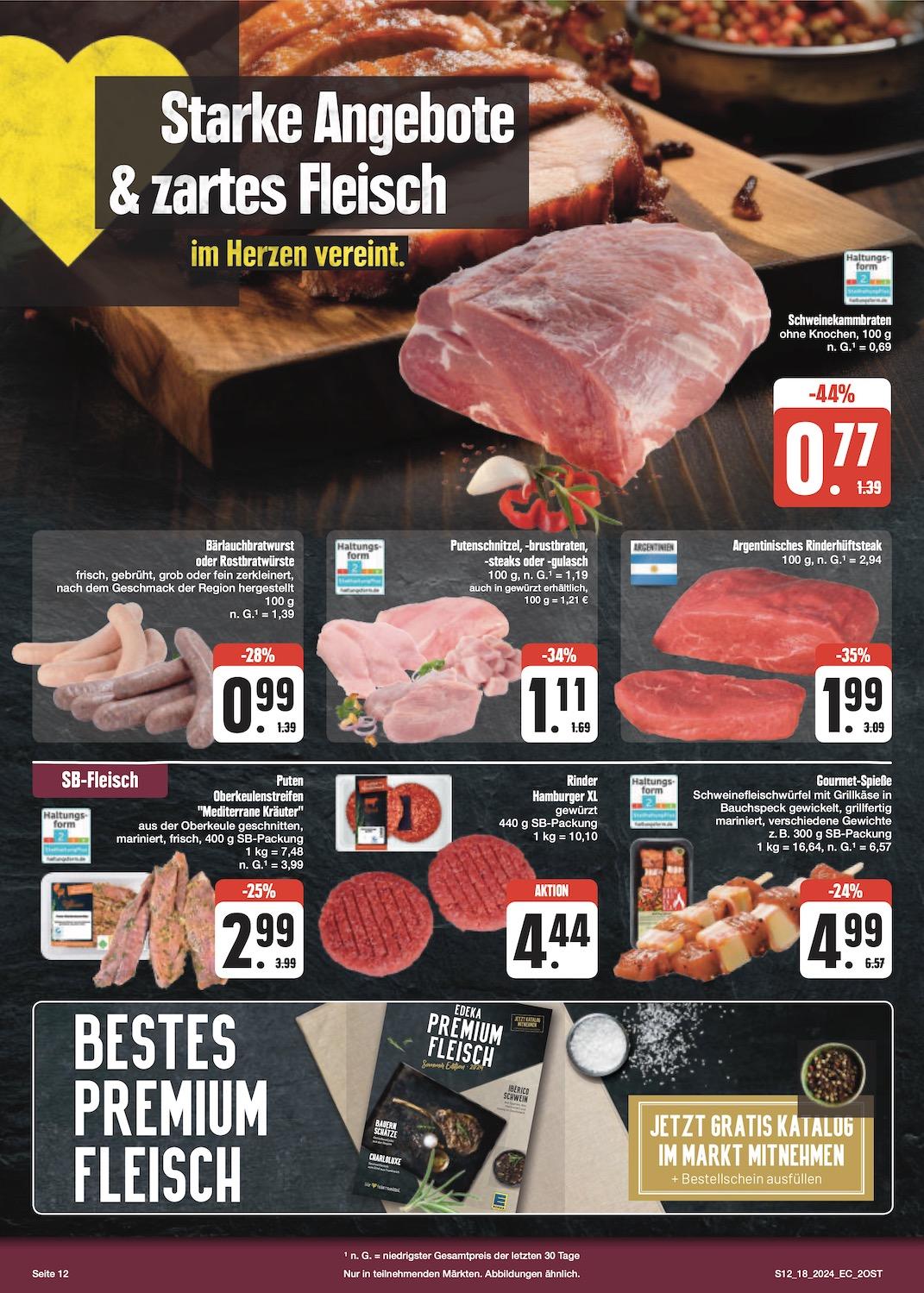 Edeka Prospekt ab Montag - Sachsen Seite 12