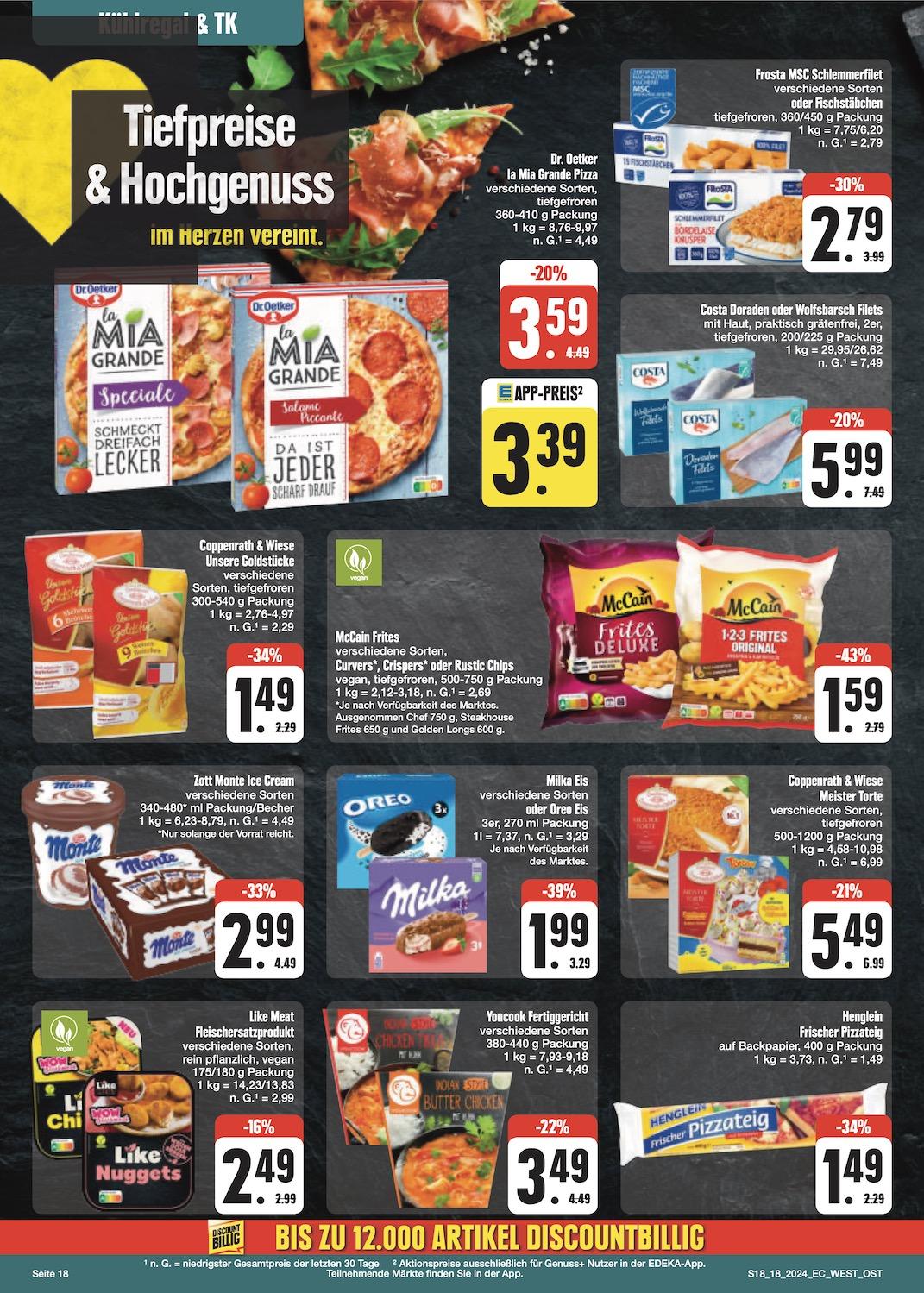 Edeka Prospekt ab Montag - Sachsen Seite 18