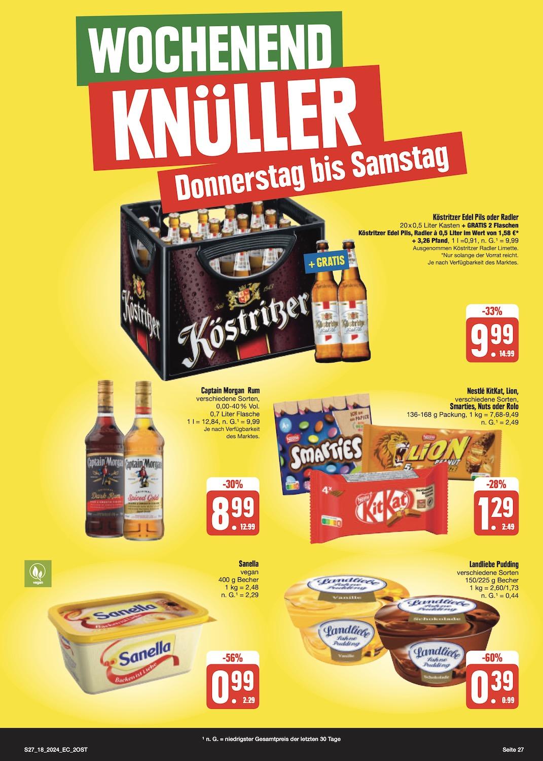 Edeka Prospekt ab Montag - Sachsen Seite 27