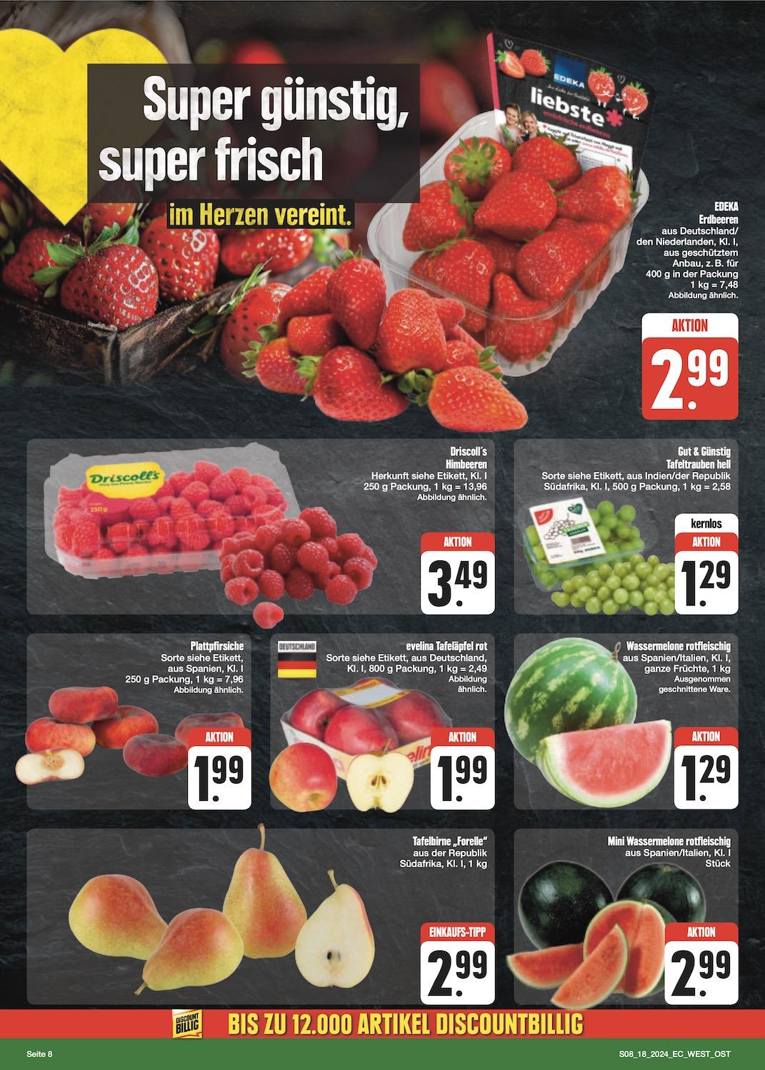 Edeka Prospekt ab Montag - Sachsen Seite 8