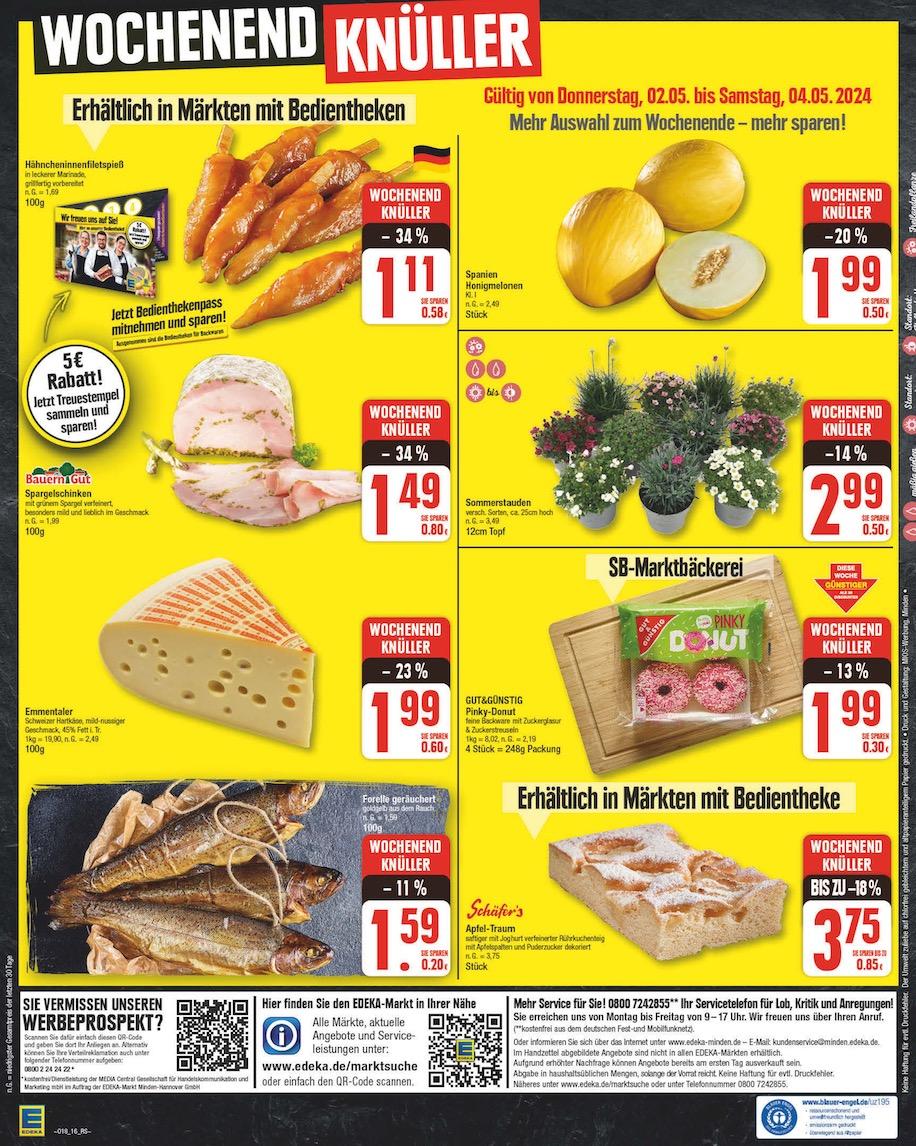 Edeka Prospekt ab Montag - Berlin Seite 16
