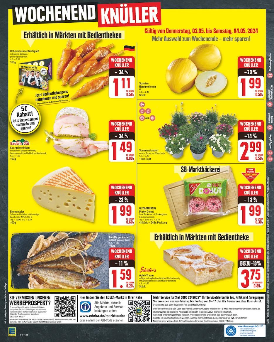Edeka Prospekt ab Montag - Brandenburg Seite 16