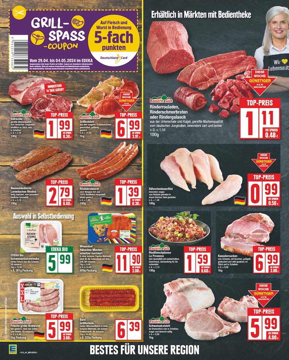 Edeka Prospekt ab Montag - Brandenburg Seite 4