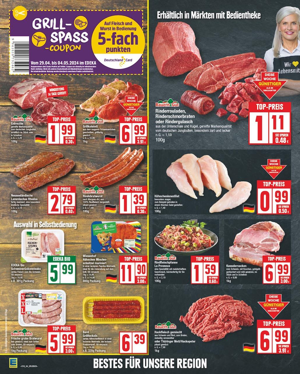 Edeka Prospekt ab Montag - Sachsen-Anhalt Seite 4