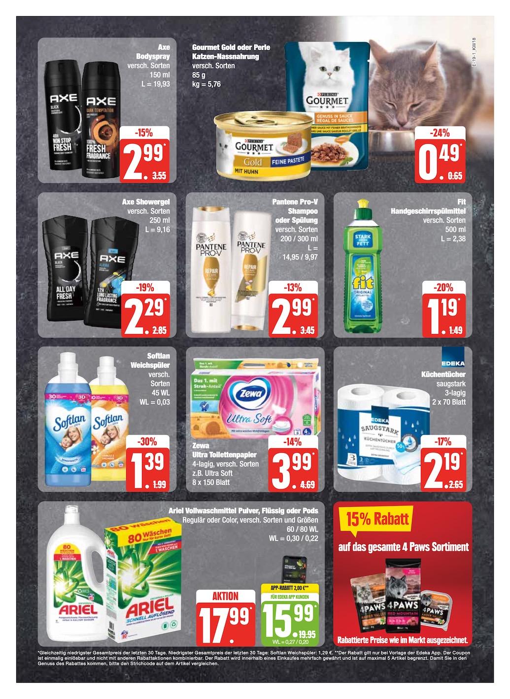 Edeka Prospekt ab Montag - Schleswig - Holstein Seite 19