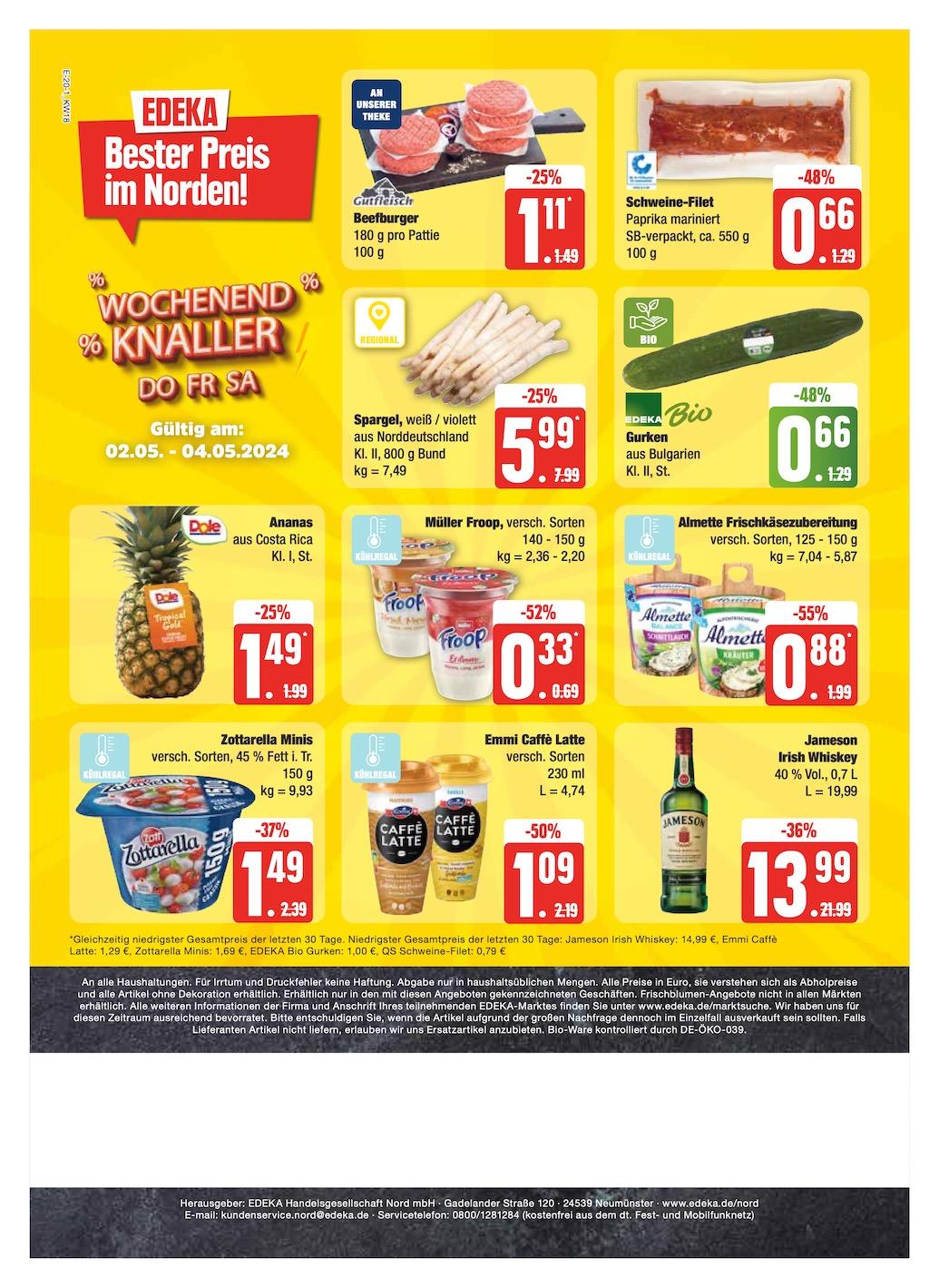 Edeka Prospekt ab Montag - Schleswig - Holstein Seite 20