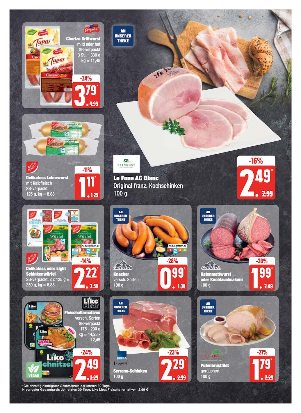 Edeka Prospekt ab Montag - Schleswig - Holstein Seite 9