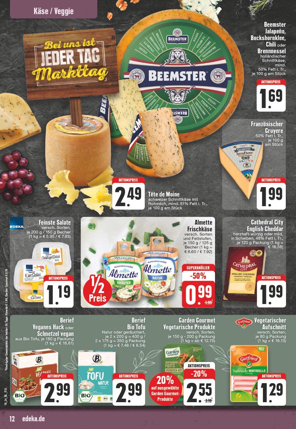 Edeka Prospekt ab Montag - Nordrhein - Westfalen Seite 12
