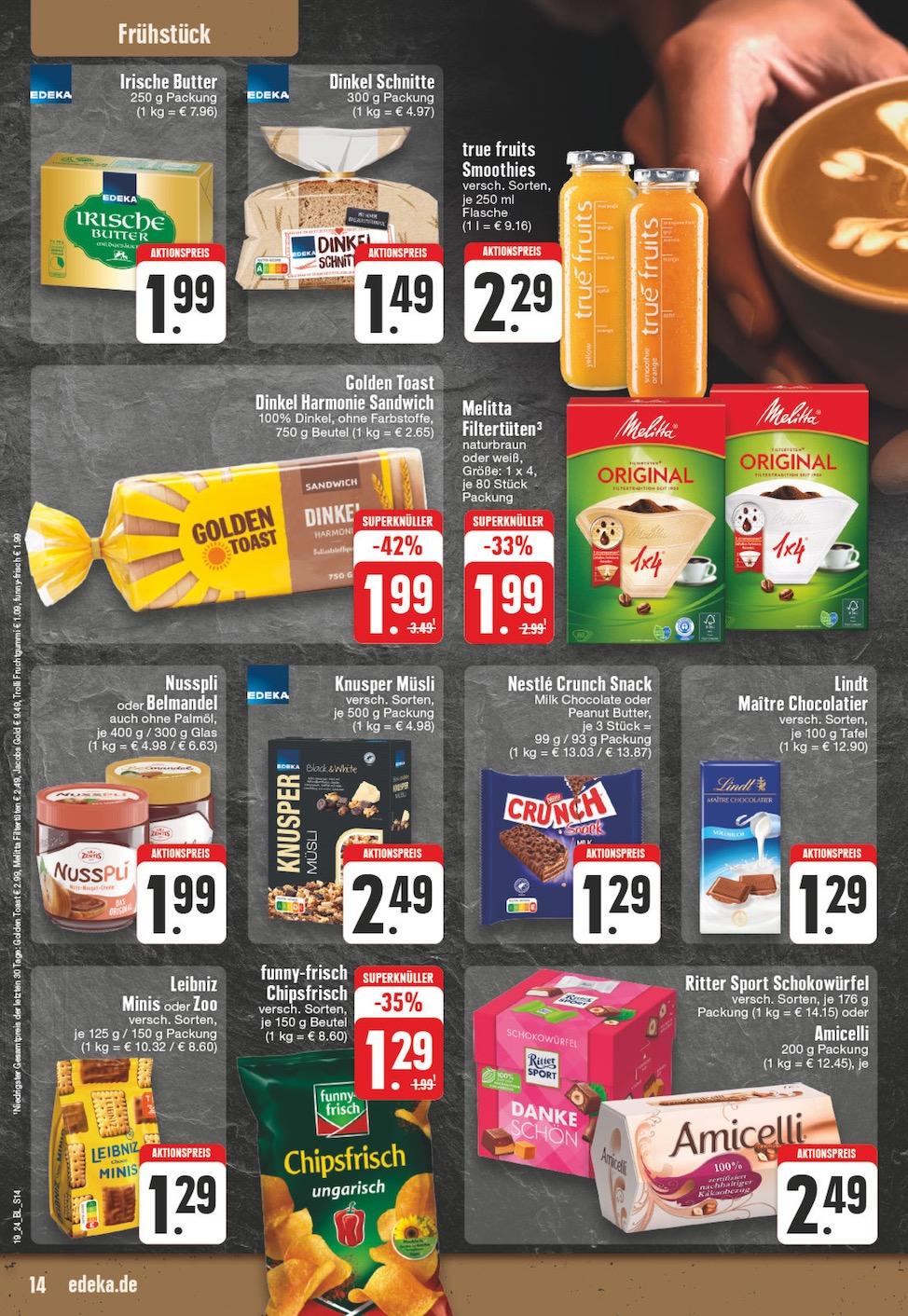 Edeka Prospekt ab Montag - Nordrhein - Westfalen Seite 14