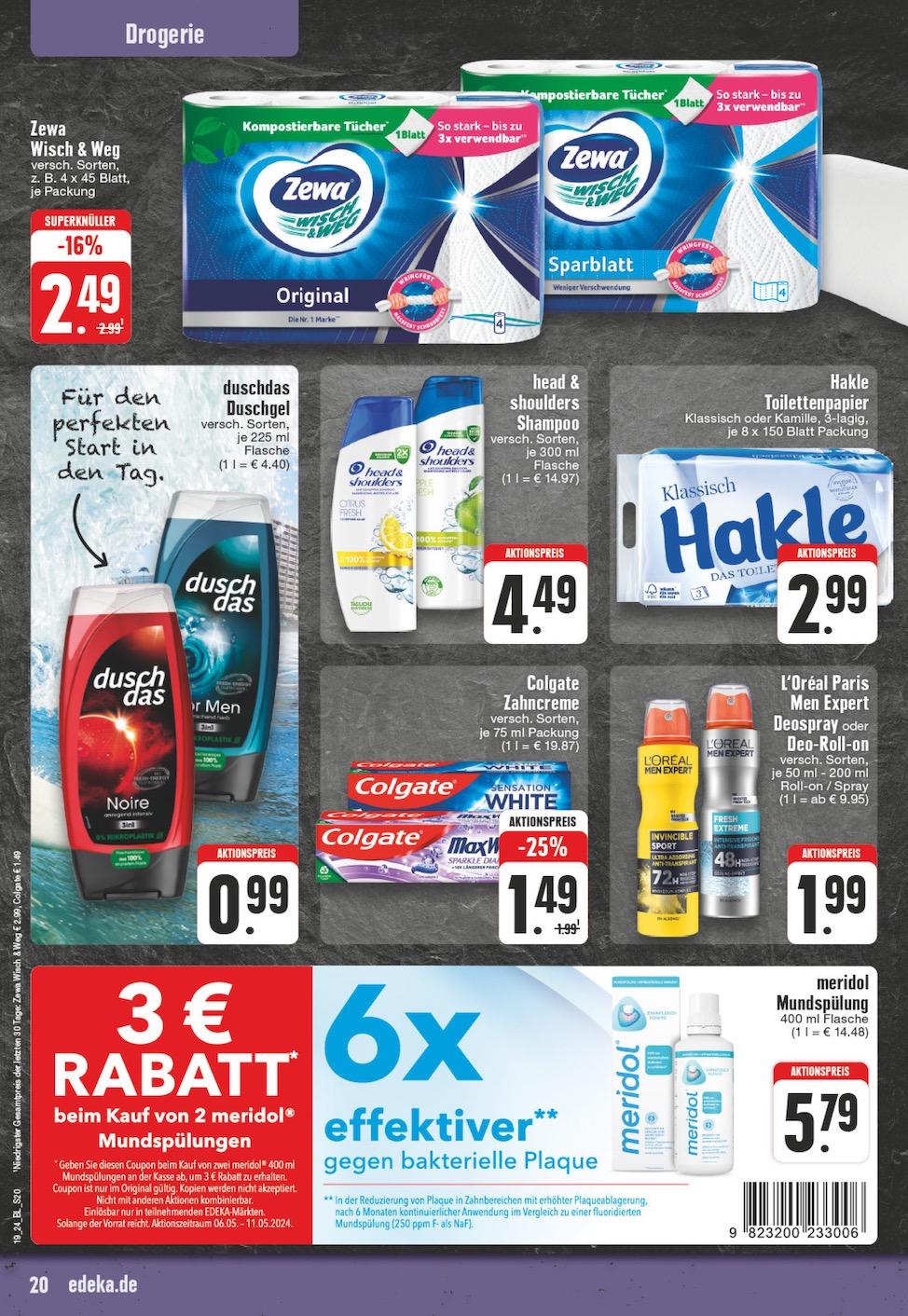 Edeka Prospekt ab Montag - Nordrhein - Westfalen Seite 20