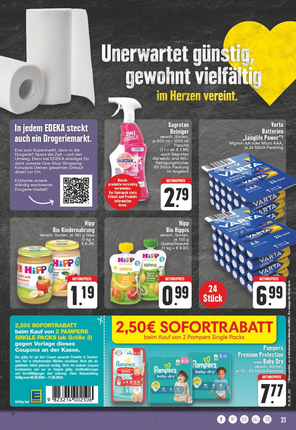 Edeka Prospekt ab Montag - Nordrhein - Westfalen Seite 21