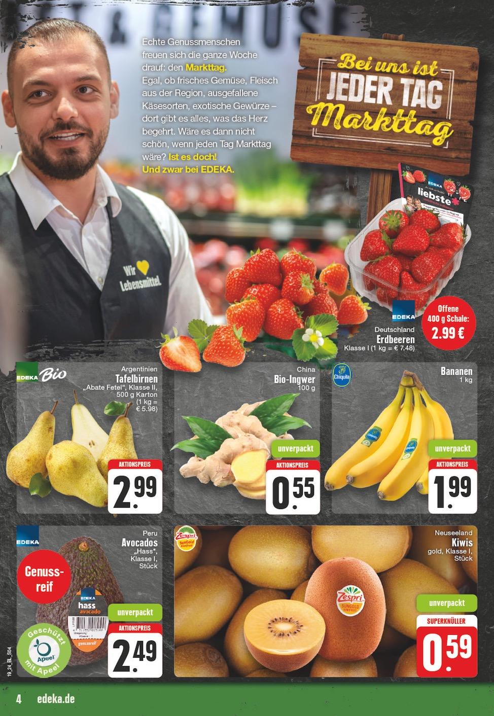 Edeka Prospekt ab Montag - Nordrhein - Westfalen Seite 4
