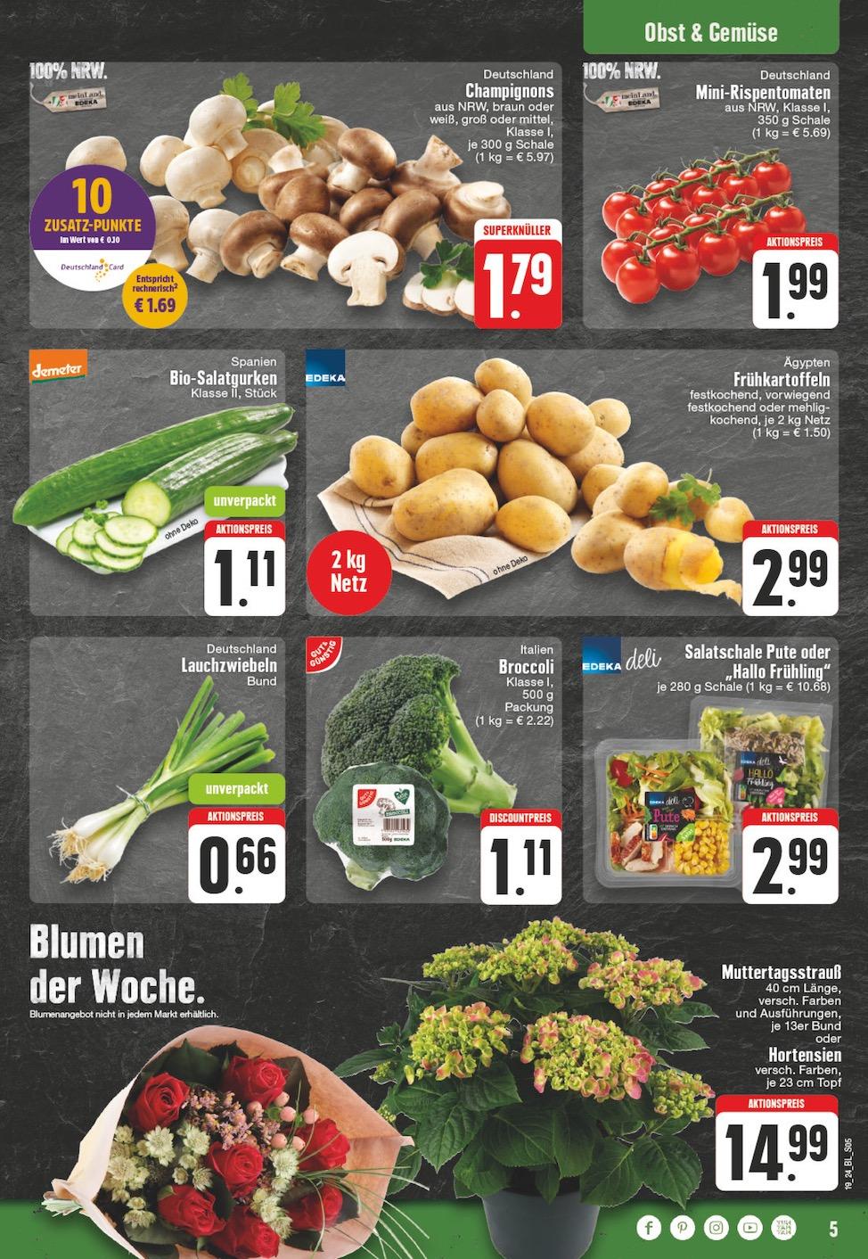 Edeka Prospekt ab Montag - Nordrhein - Westfalen Seite 5