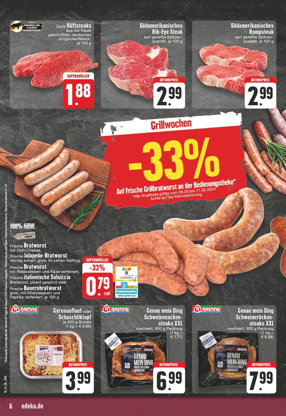 Edeka Prospekt ab Montag - Nordrhein - Westfalen Seite 6