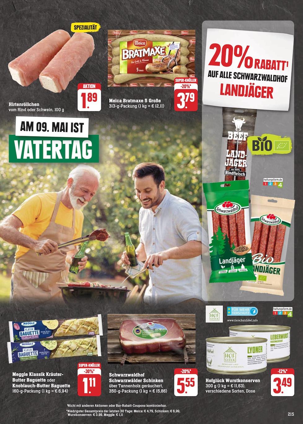 Edeka Prospekt ab Montag - Hessen Seite 21