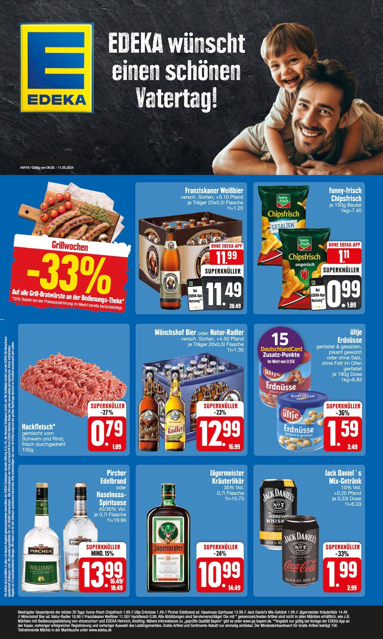 Edeka Prospekt ab Montag - Bayern Süd Seite 1
