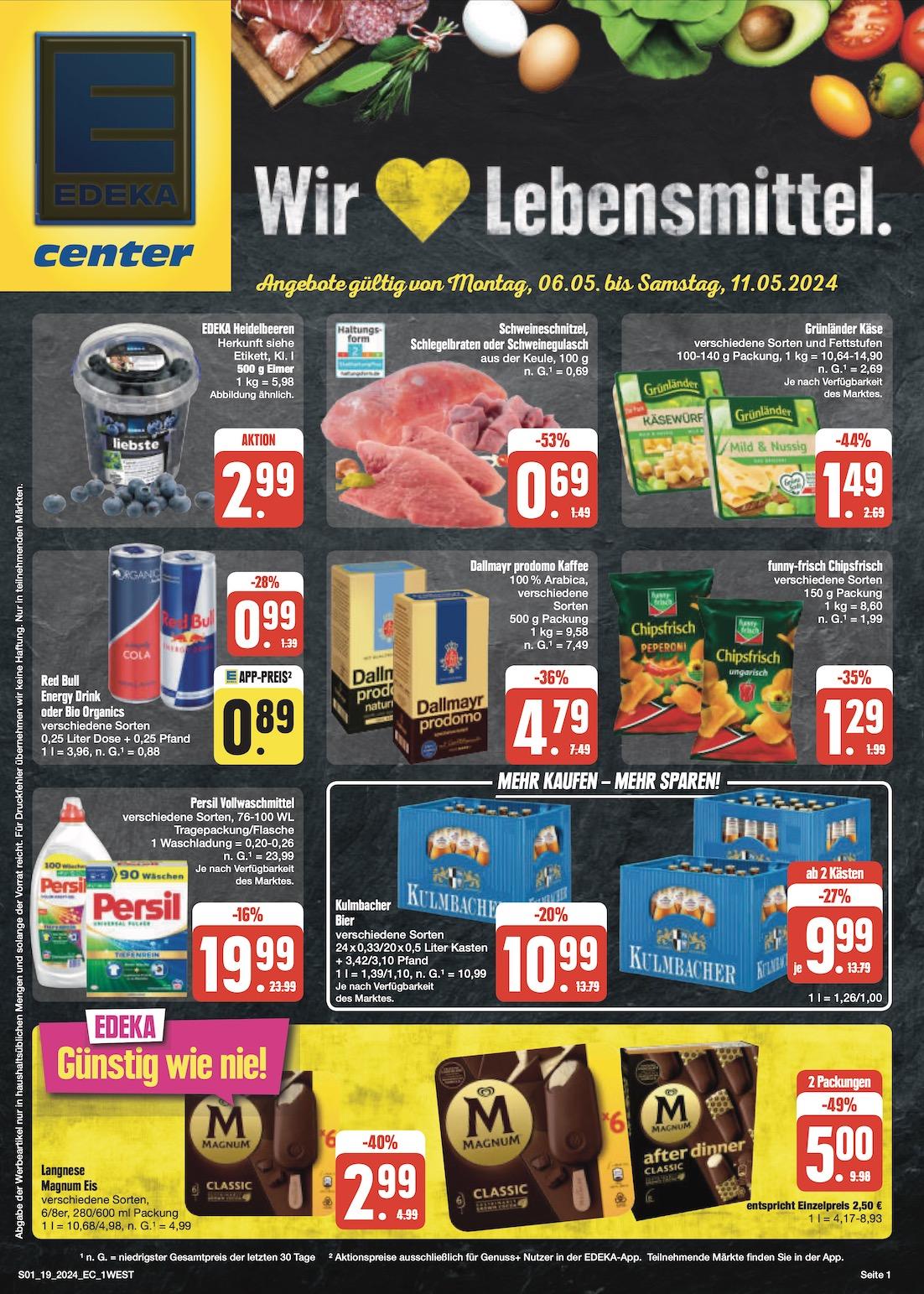 Edeka Prospekt ab Montag - Bayern Nord Seite 1